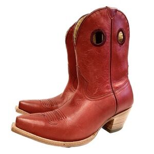 NEW — Black Star Matador Western Booties Cherry Red Size 11